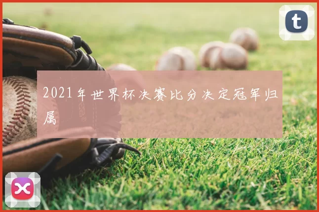 2021年世界杯决赛比分决定冠军归属